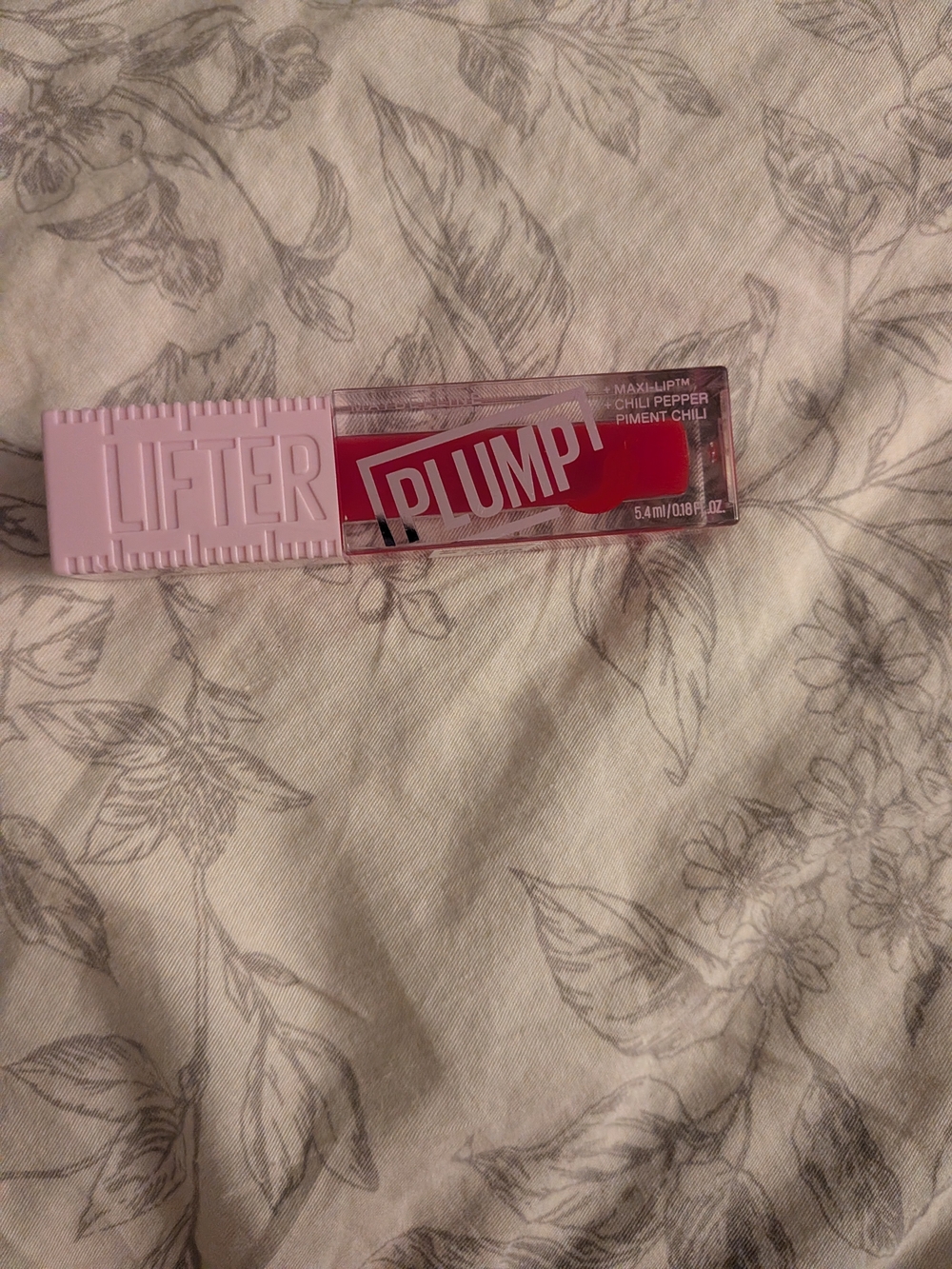 Maybelline Lifter Plump Lip Gloss - Red Flag Brand New
